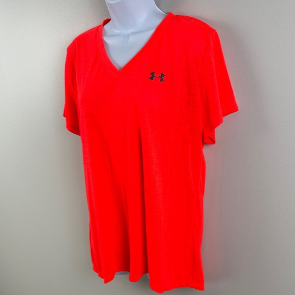 Under Armour Vivid Orange Short Sleeve Tee - XL - Picture 4 of 8